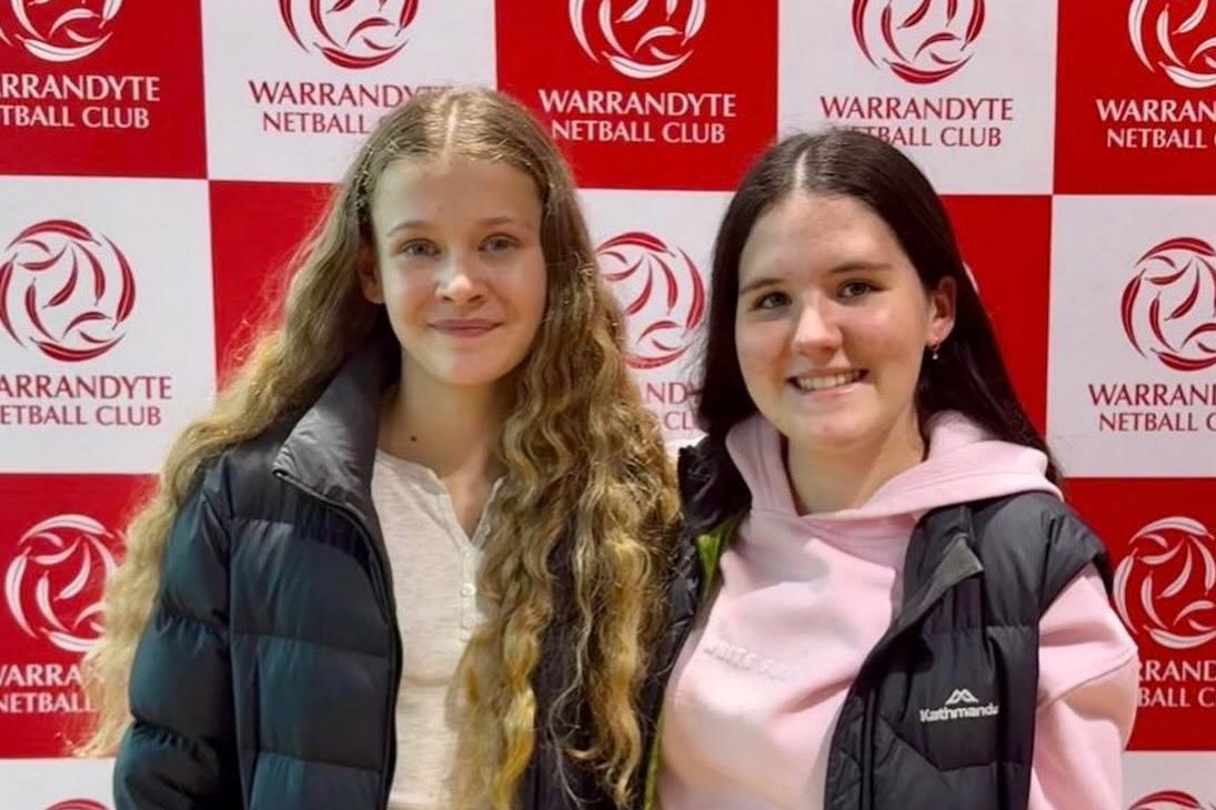 WNC club captains Ruby and Claire at the autumn presentations.